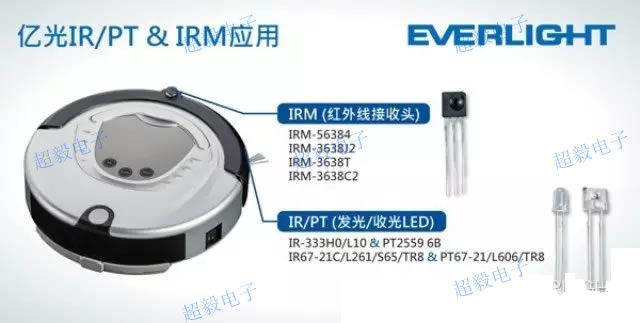 智能掃地機器人的關鍵組件:億光IR/PT、IRM